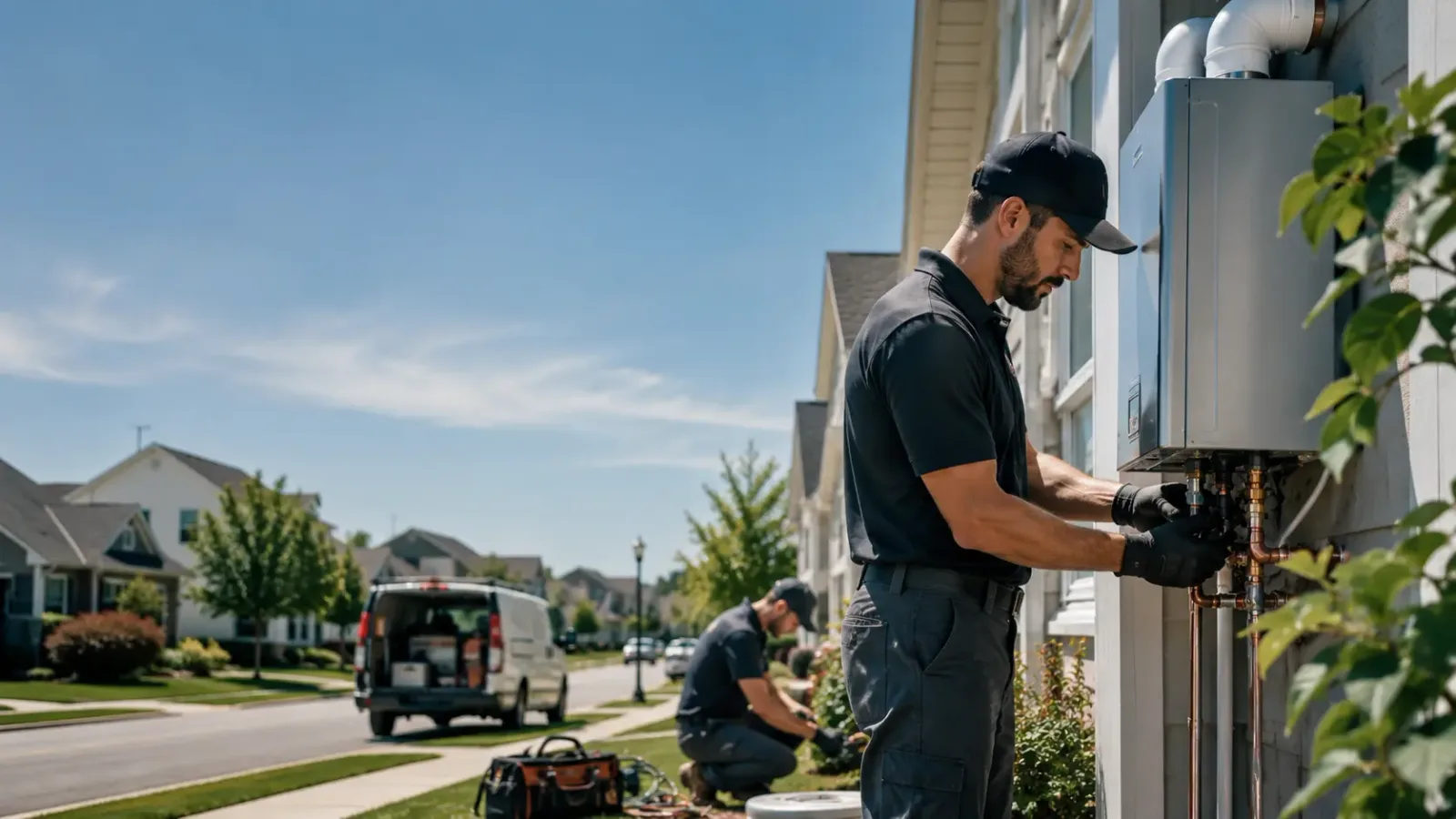 Tankless Water Heater Installation in Conception, MO
